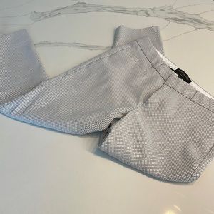 BANANA REPUBLIC Sloan Fit Dress Pants grey and white size 4 petite